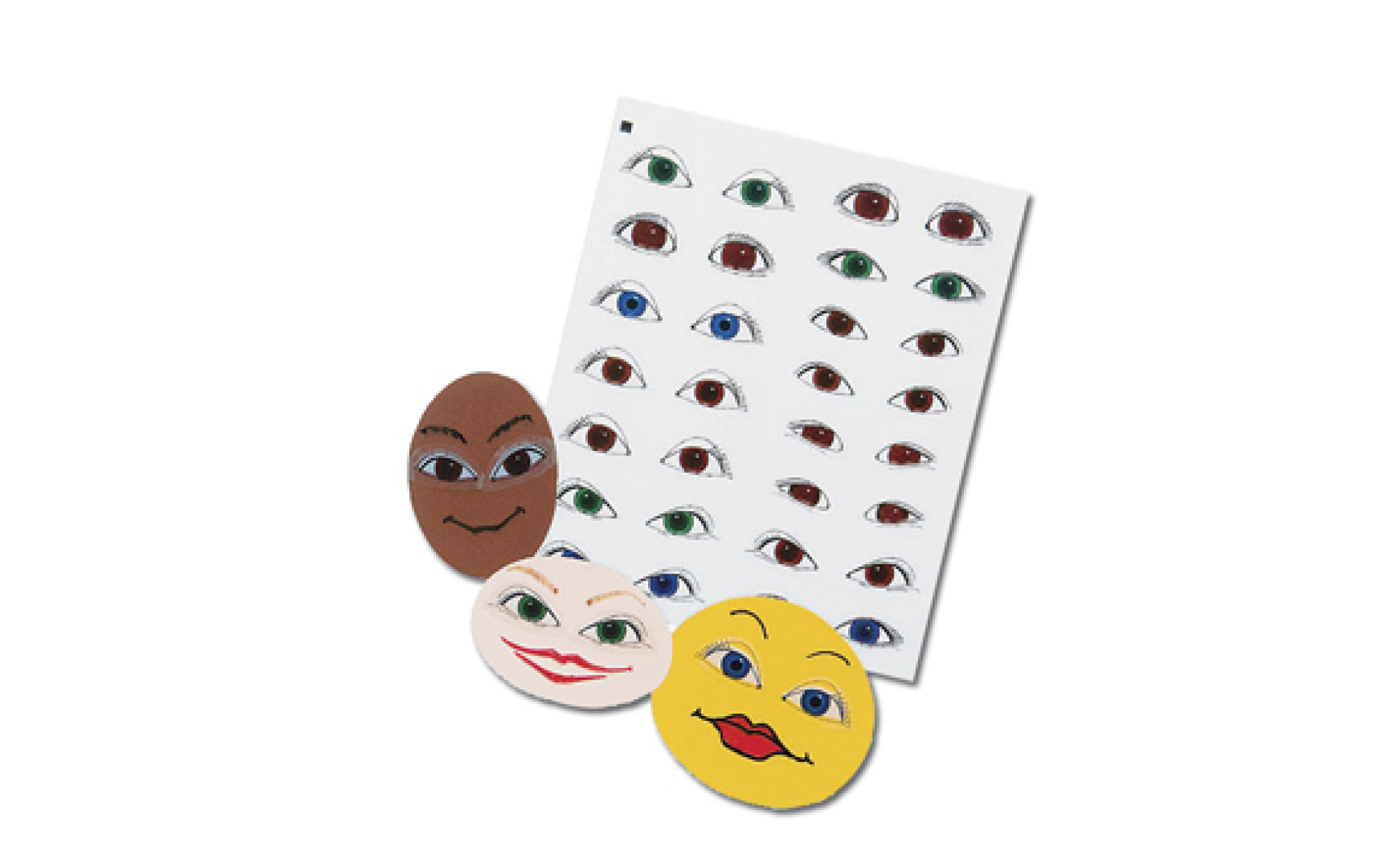 Peel and Stick Eye Stickers – Art Therapy