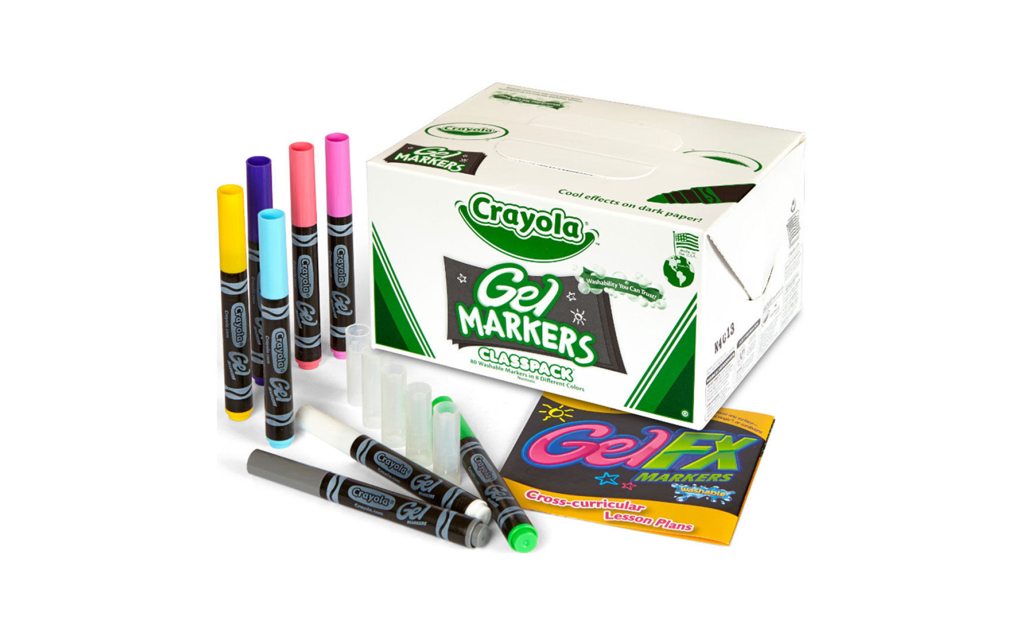 Crayola Ultra Clean Washable Markers Classpack (200 Count), Bulk