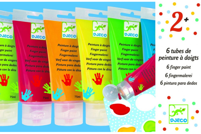 Set of 6 Finger Paints Set of 6 Finger Paints