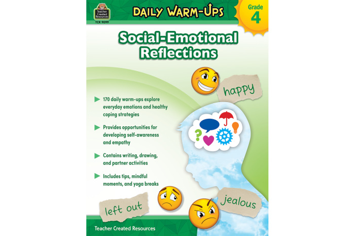 Daily Warm-Ups: Social-Emotional Reflections Workbook - 4th Grade