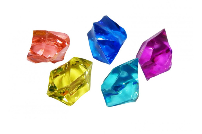Acrylic Jewels: 5 piece Acrylic Jewels: 5 piece