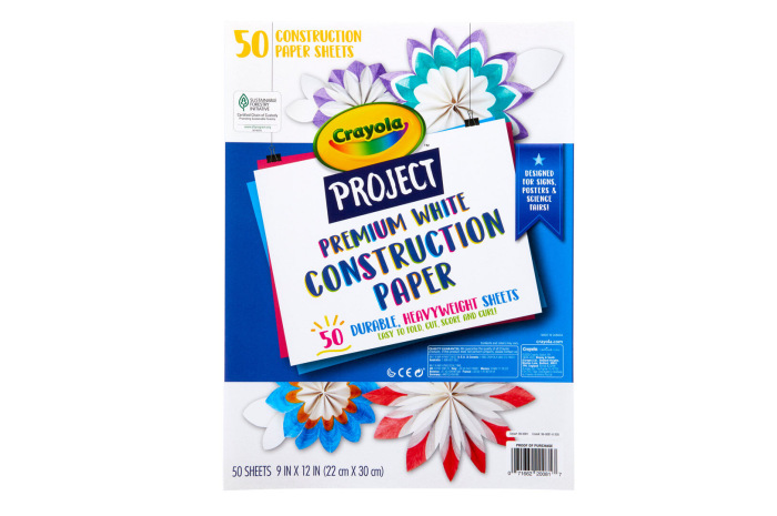 Crayola Premium White Construction Paper (50 sheets) Crayola Premium White Construction Paper (50 sheets)