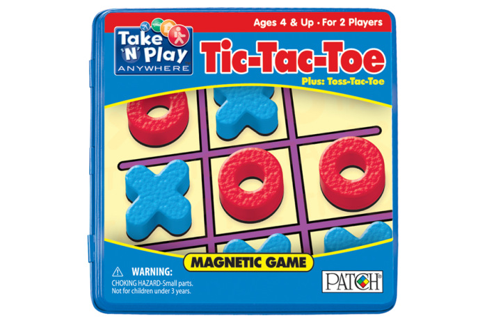 Magnetic Tic-Tac-Toe