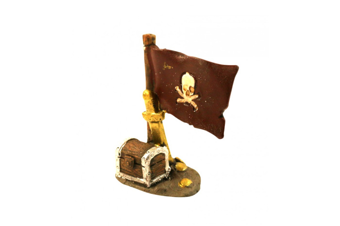 Jolly Roger with Treasure Chest Jolly Roger with Treasure Chest