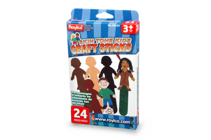 Kids Craft Sticks - Skin Tone