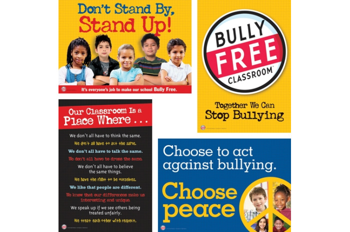 Bully Free Classroom Elementary School Poster Set