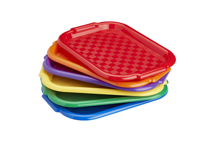 Colorful Plastic Art Trays, 6-Pack Colorful Plastic Art Trays, 6-Pack