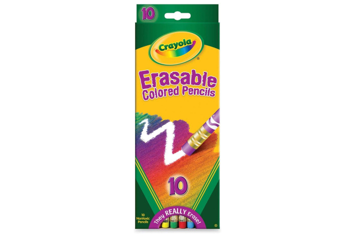 Crayola Erasable Colored Pencils - set of 10 Crayola Erasable Colored Pencils - set of 10