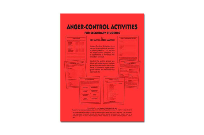 Anger Control Activities for Teens Anger Control Activities for Teens