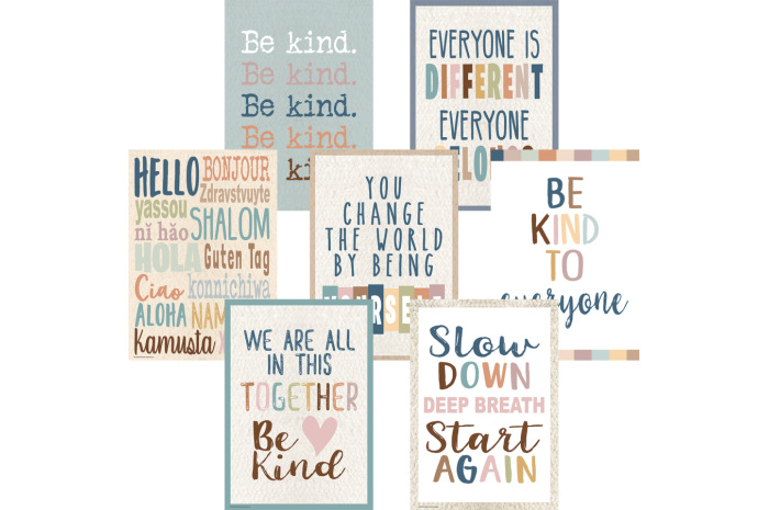 Everyone is Welcome Poster Set (set of 7)