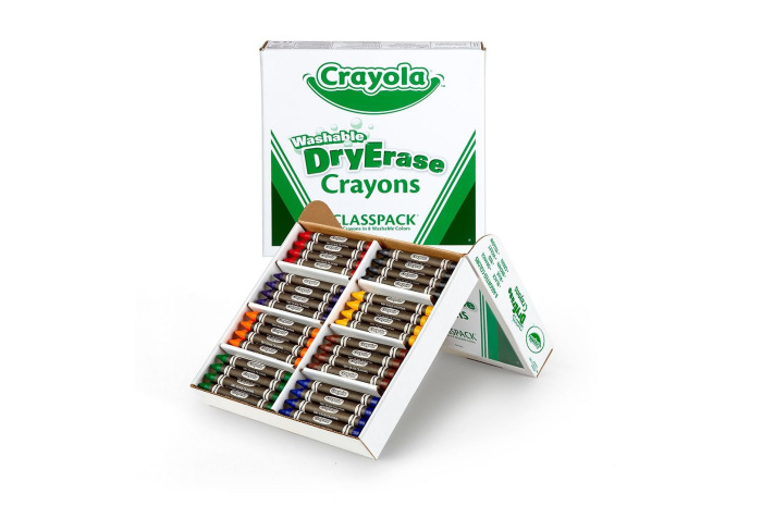 Dry Erase Washable Crayons - 36 Set Classpack Dry Erase Washable Crayons - 36 Set Classpack