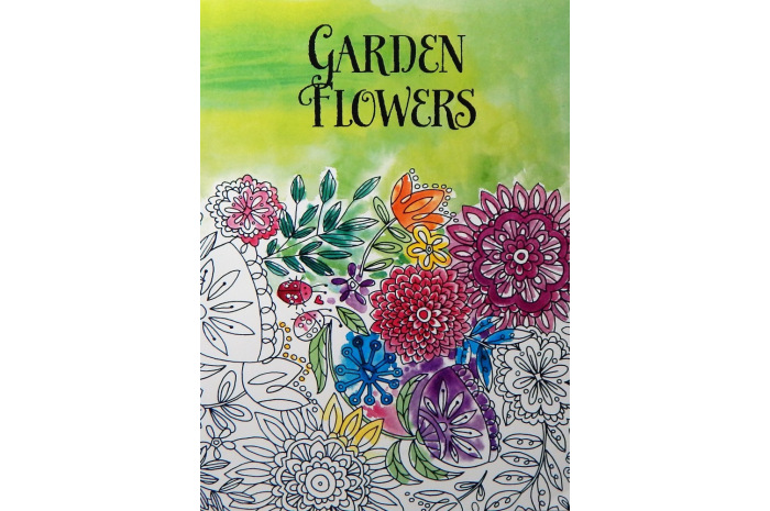 Garden Flowers: An Adult Coloring Book Garden Flowers: An Adult Coloring Book