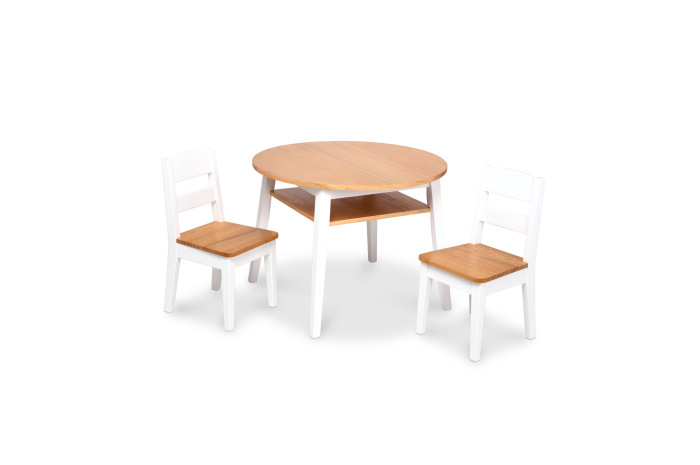 Wooden Round Table & Chairs Set Wooden Round Table & Chairs Set