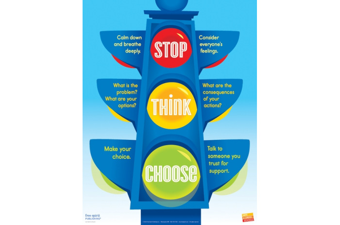 Stop Think Choose Poster Stop Think Choose Poster