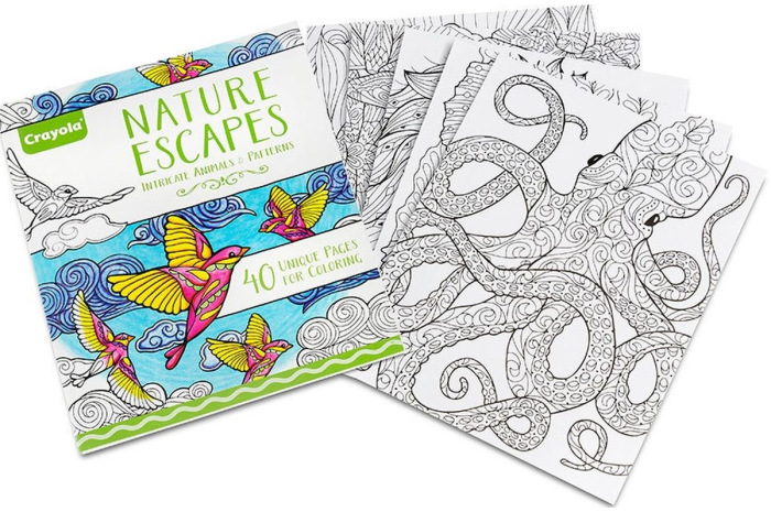 Nature Escapes Adult Coloring Book Nature Escapes Adult Coloring Book