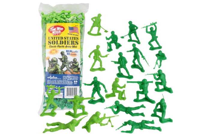 96 Piece Dueling Green Army Men 96 Piece Dueling Green Army Men