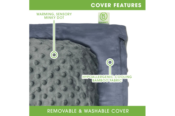 Weighted Lap Blanket - Large - Gray