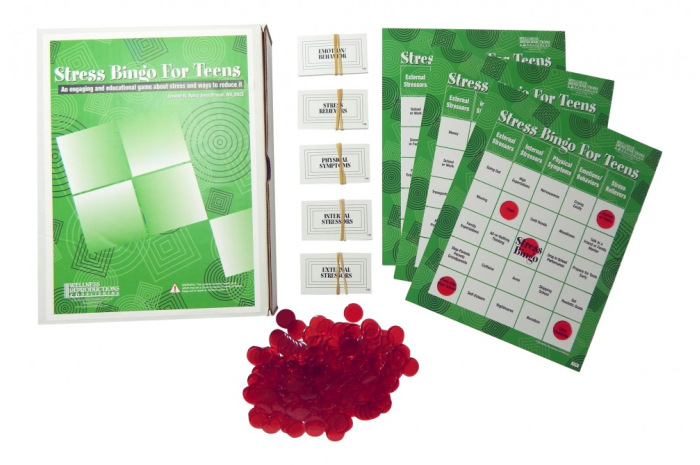 Stress Bingo Game for Teens Stress Bingo Game for Teens