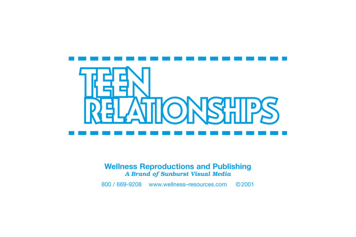 Teen Relationships Card Deck