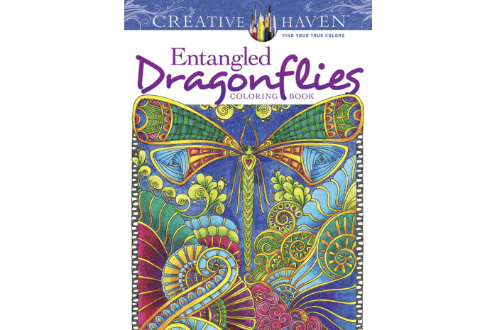 Entangled Dragonflies Adult Coloring Book Entangled Dragonflies Adult Coloring Book