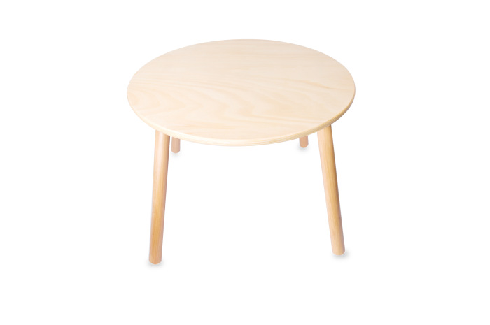 Round Wooden Play Table