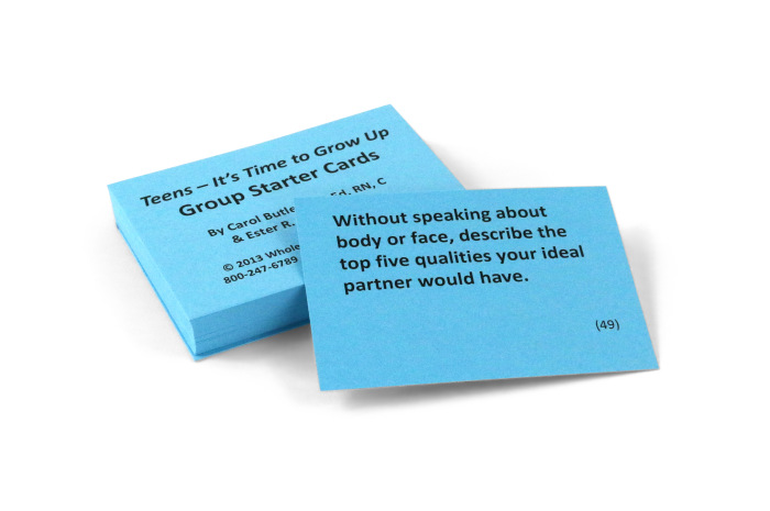 Teens It's Time to Grow Up Group Starter Card Deck Teens It's Time to Grow Up Group Starter Card Deck