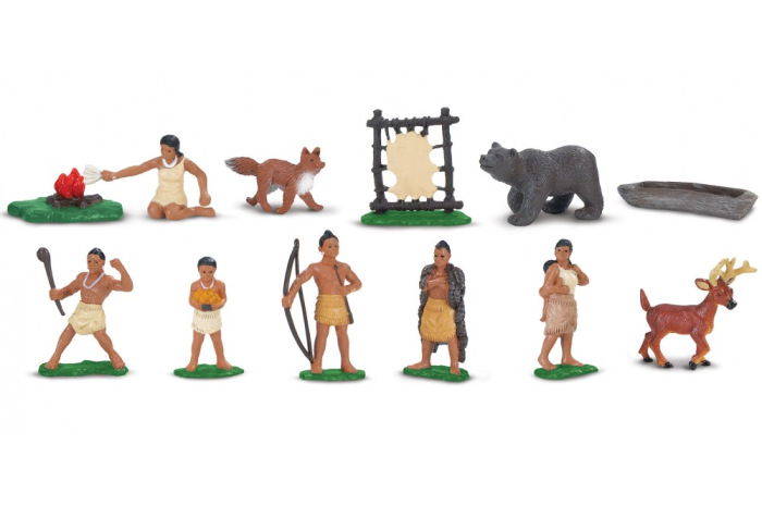 Powhatan Indians Toob- 12 piece Powhatan Indians Toob- 12 piece
