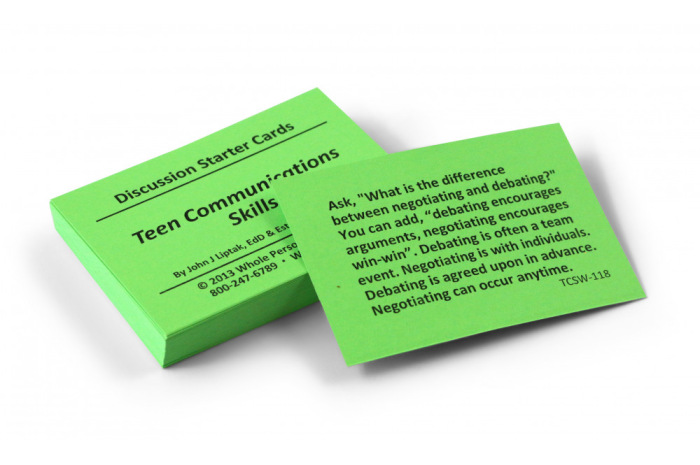 Teen Communication Skills Card Deck