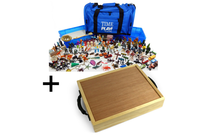 Premium Portable Sand Tray Starter Kit plus Portable Wooden Tray Premium Portable Sand Tray Starter Kit plus Portable Wooden Tray