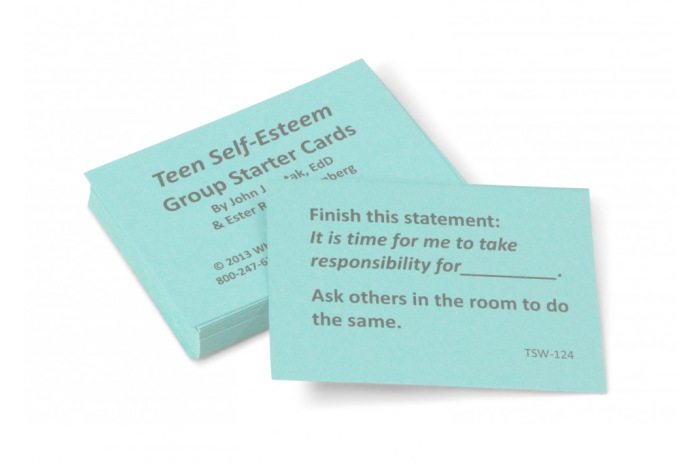 Teen Self-Esteem Group Starter Card Deck Teen Self-Esteem Group Starter Card Deck