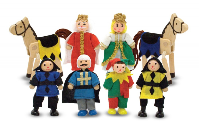 Castle Wooden Figure Set (8 Piece) Castle Wooden Figure Set (8 Piece)