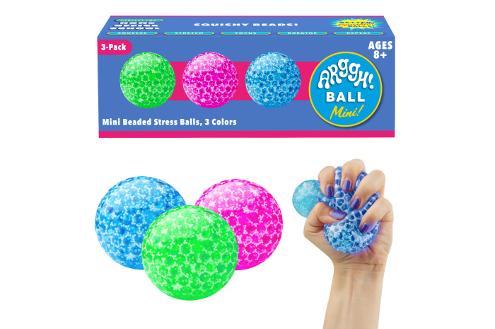 Arggh! Mini Sensory Beaded Stress Balls 3 pack