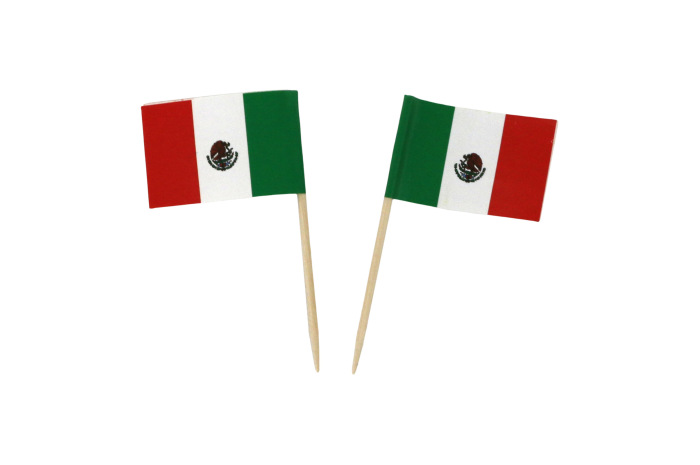Tiny Mexican Flags (set of 2) Tiny Mexican Flags (set of 2)