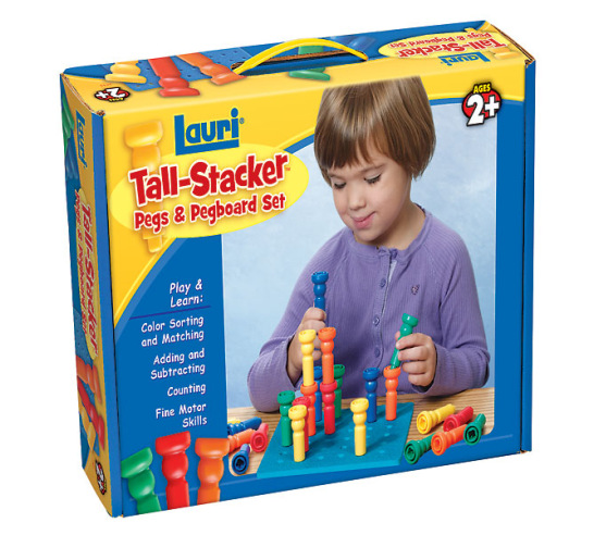Tall Stacker Pegs and Pegboard