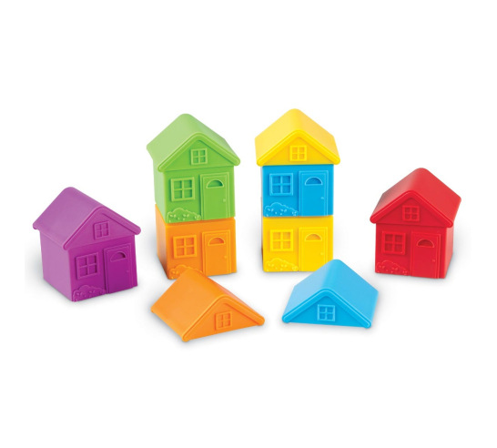 Colorful Houses (Set of 6)