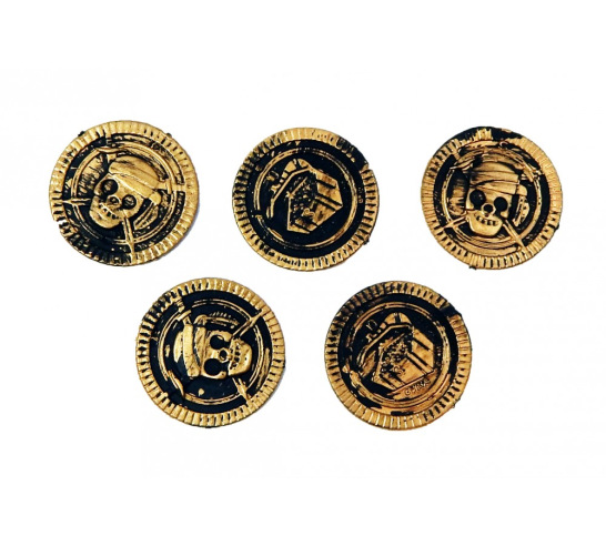 Pirate Coins (Set of 5)