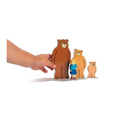 Goldilocks and the Three Bears Wooden Figure Set