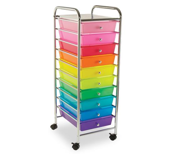 Rainbow Rolling Storage Cart