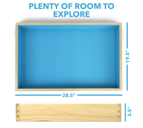 Basic Wooden Sand Tray with Lid