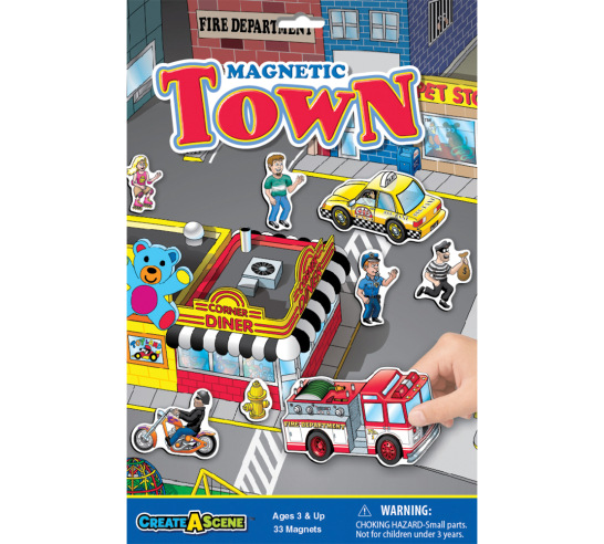 Magnetic Town Playset