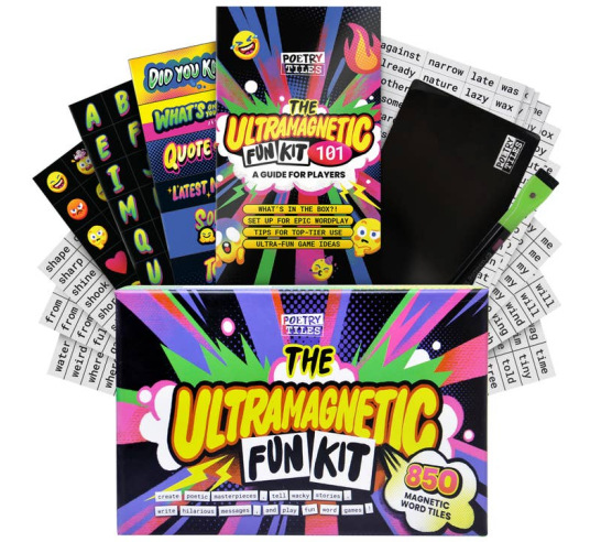 Poetry Tiles - Ultramagnetic Fun Kit