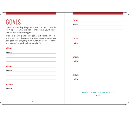 Habit Tracker Logbook