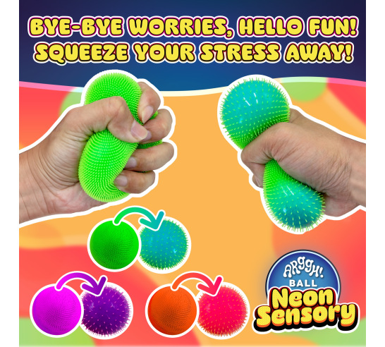 Arggh! 3 Pack Neon Sensory Balls