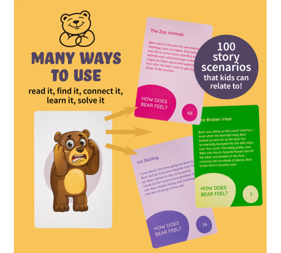 How Does Bear Feel - Emotion Cards