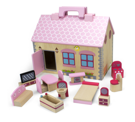 Take-Along Country Cottage Portable Dollhouse