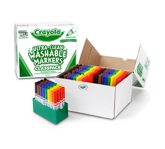 Ultra-Clean Washable Markers for Kids Classpack