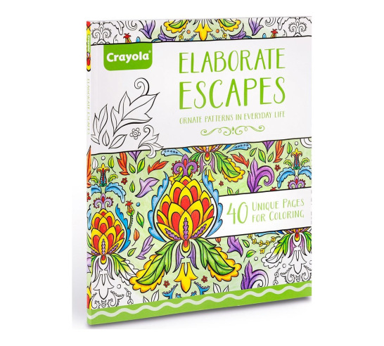 Elaborate Escapes Adult Coloring Book