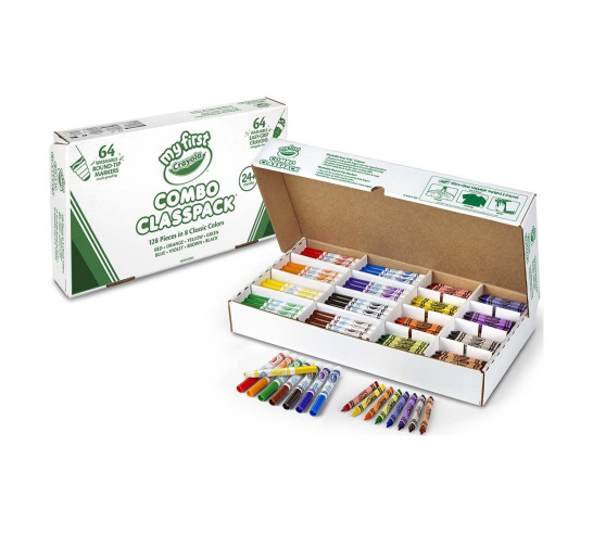 My First Crayola Crayons & Markers Bulk Classpack