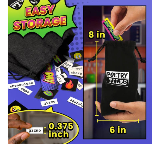 Poetry Tiles - Ultramagnetic Fun Kit