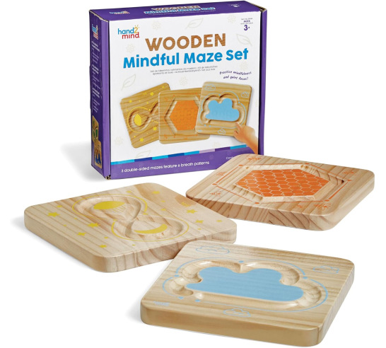 Wooden Mindful Maze Set